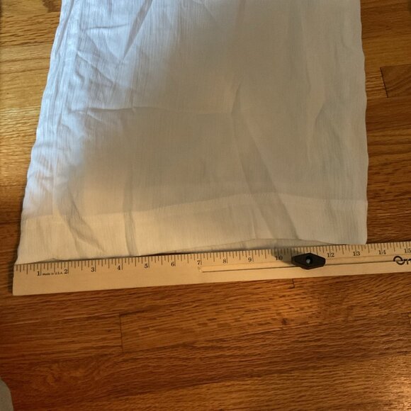 White Strapless Maxi Jumpsuit With Elastic Waist & Tie Belt Size M - Picture 3 of 11